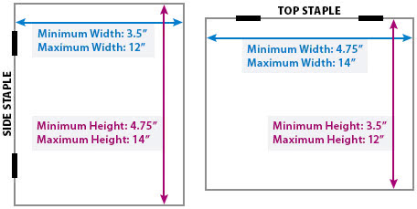 Booklet Sizing Requirements Minimum and Maximum Booklet Sizing Requirements Minimum and Maximum